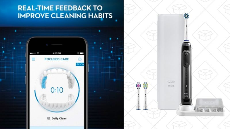 Cepillo eléctrico Oral-B Pro 7500 recargable | $90 | AmazonGráfico: Erica Offutt